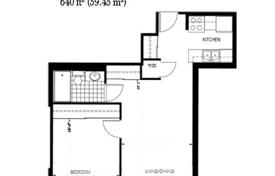 1-zimmer wohnung in York, Kanada. C$684 000