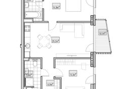 3-zimmer appartements in neubauwohnung 76 m² in Vidzeme Suburb, Lettland. 245 000 €