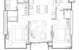 2-zimmer wohnung 84 m² in Pattaya, Thailand. $591 000