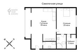 2-zimmer wohnung 66 m² in Moscow, Russland. $440  pro Woche