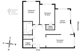 3-zimmer wohnung 134 m² in district Ramenki, Russland. 70 000 ₽  pro Woche