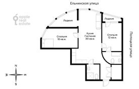 3-zimmer wohnung 85 m² in district Kuntsevo, Russland. 45 000 ₽  pro Woche