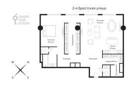 2-zimmer wohnung 113 m² in Tverskoy district, Russland. 200 000 ₽  pro Woche