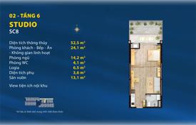 1-zimmer wohnung 45 m² in Da Nang, Vietnam. $95 000