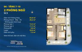 2-zimmer wohnung 83 m² in Da Nang, Vietnam. $215 000