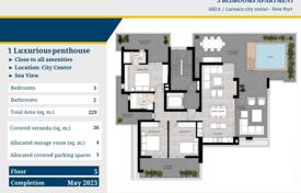 3-zimmer wohnung 100 m² in Larnaka, Zypern. 630 000 €