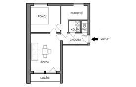 2-zimmer wohnung 53 m² in Prague 10, Tschechien. Price on request