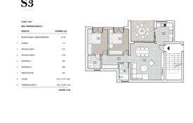 3-zimmer appartements in neubauwohnung 83 m² in Primošten, Kroatien. 268 000 €