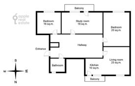 4-zimmer wohnung 100 m² in Meshchansky district, Russland. 47 000 ₽  pro Woche