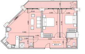 3-zimmer wohnung 96 m² in Krtsanisi Street, Georgien. $150 000