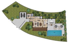 3-zimmer einfamilienhaus 198 m² in Tsada, Zypern. 730 000 €