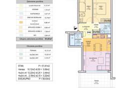 2-zimmer wohnung 57 m² in Split, Kroatien. 281 000 €